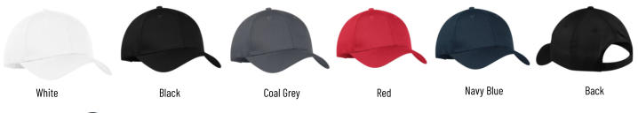 White Black Coal Grey Red Navy Blue Back