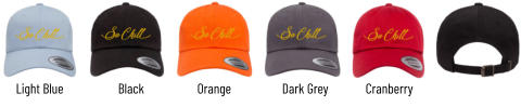 Light Blue Black Orange Cranberry Dark Grey