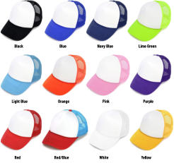 Black Blue Navy Blue Lime Green Light Blue Orange Pink Purple Red Red/Blue White Yellow