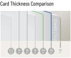 Card Thickness Comparison