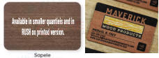 Available in smaller quantieis and in RUSH on printed version. WOOD CARD CREATIONS