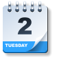 TUESDAY 2