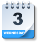 WEDNESDAY 3