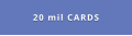20 mil Plastic Cards