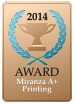 2014  AWARD  Miranza A+Printing