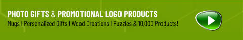 Photo Gifts & Promotional Logo Products Mugs I Personalized Gifts I Wood Creations I Puzzles & 10,000 Products!