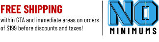 FREE SHIPPINGwithin GTA and immediate areas on orders of $199 before discounts and taxes!