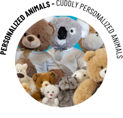 PERSONALIZED ANIMALS - CUDDLY PERSONALIZED ANIMALS
