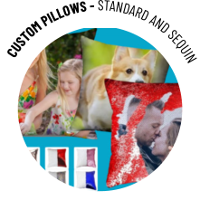 CUSTOM PILLOWS - STANDARD AND SEQUIN