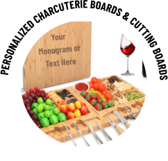 PERSONALIZED CHARCUTERIE BOARDS & CUTTING BOARDS