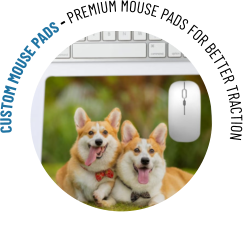 CUSTOM MOUSE PADS - PREMIUM MOUSE PADS FOR BETTER TRACTION