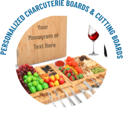 PERSONALIZED CHARCUTERIE BOARDS & CUTTING BOARDS