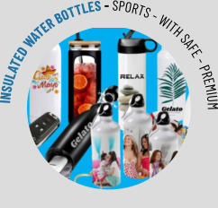 INSULATED WATER BOTTLES - SPORTS - WITH SAFE - PREMIUM