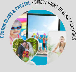 CUSTOM GLASS & CRYSTAL - DIRECT PRINT TO GLASS / CRYSTALS
