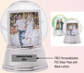 FREE PersonalizationPVC Silver Plate withBlack Letters